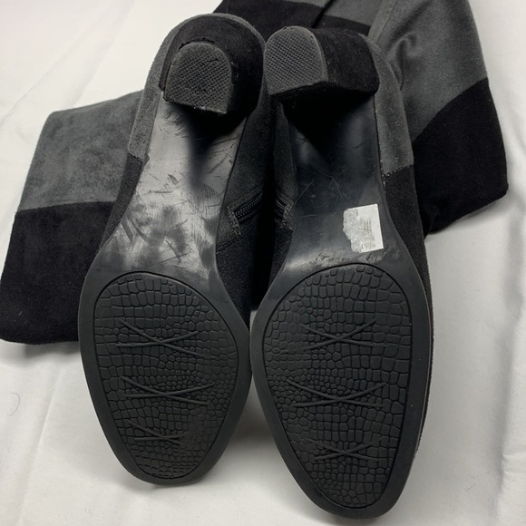 Dress Barn Vale Super Soft Boots Black and Grey  3” Heel Size 6.5 - Picture 5 of 12